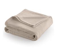 Martex 1B06867 - Coperta in pile super morbido, leggero, reversibile, accogliente, calda, a basso contenuto di pelucchi, stile hotel, per tutte le stagioni, a strati tinta unita, adatta agli animali