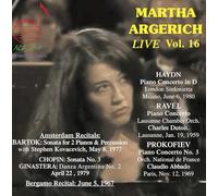 Martha Argerich Martha Agerich: Live - Volume 16 (CD) Album
