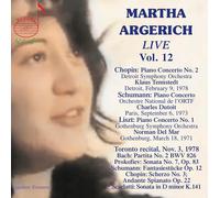 Martha Argerich Martha Argerich: Live - Volume 12 (CD) Album