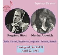 Martha Argerich Ruggiero Ricci/Martha Argerich: Leningrad, Recital II... (CD)