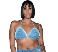Martha Luna Medina (Blue Outfit) Half Body Buddy Cutout