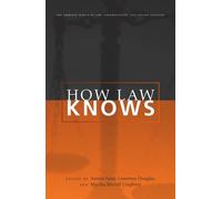 Martha Merrill Umphrey How Law Knows (Copertina rigida)