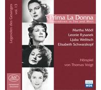 Martha Mödl Prima La Donna: Operndiven in Ton Und Wort (CD) Album