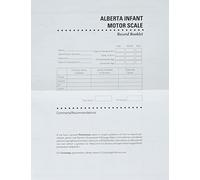 Martha Piper Johanna Dar Alberta Infant Motor Scale Score Sheets (AI (Tascabile)