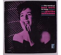MARTHA SCHLAMME - the world of kurt weill in song