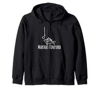 Marthas Vineyard - Amo da pesca con amo divertente Felpa con Cappuccio