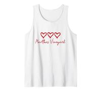 Marthas Vineyard Love Heart Loves Una Vacanza al Mare a Cape cod Canotta