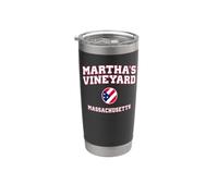 Martha's Vineyard Massachusetts (Massachusetts) Bicchiere termico in acciaio inox doppia parete