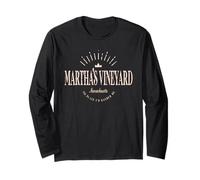 Martha's Vineyard Massachusetts Modern - Martha Vineyard MA Maglia a Manica