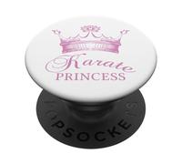 Martial Arts Karate Princess PopSockets PopGrip Adesivo