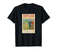 Martian Golf Clubs 1950 Roswell Aliens Retro Poster Maglietta