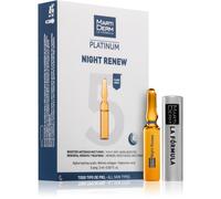 MartiDerm Platinum Night Renew siero intenso per favorire la formazione di collagene 5x2 ml