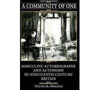 Martin A. Danahay A Community of One (Tascabile)