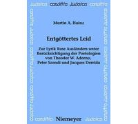 Martin A Hainz Entgöttertes Leid (Tascabile) Conditio Judaica
