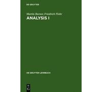 Martin Barner Friedrich Flohr Analysis I (Copertina rigida)