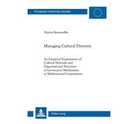 Martin Baumueller Managing Cultural Diversity (Tascabile)