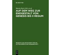 Martin Beck Auf Dem Weg Zur Endgestalt Von Genesis Bis II Reg (Copertina rigida)