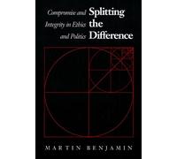 Martin Benjamin Splitting the Difference (Tascabile)