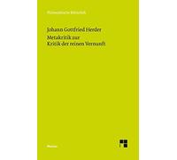 Martin Bojda Holger Gu Metakritik zur Kritik der reinen Vern (Copertina rigida)
