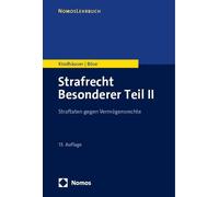 Martin Bose Urs Kindhauser Strafrecht Besonderer Teil II (Tascabile)