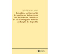 Martin Cai Lock Entwicklung und Kontinuitaet des namibischen (Copertina rigida)