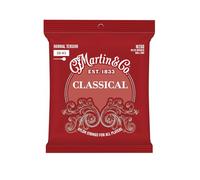 Martin Chitarra classica M260, nylon tensione normale 80/20, bronzo con estremità sferica, corde per chitarra acustica, confezione da 1, colore argento