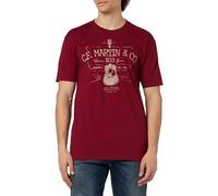 MARTIN & CO. - 18C0003M T-Shirt D-28 Logo, Cardinal, M