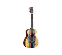 MARTIN & CO. - LX1 Life is Good Edizione Speciale, Chitarra Acustica Compatta Little Martin, Top in Abete Sitka Massello, Finitura Custom, Con Custodia