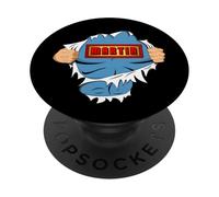 Martin Cognome Superhero Famiglia Cognome Martin PopSockets PopGrip Adesivo