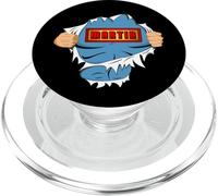 Martin Cognome Superhero Famiglia Cognome Martin PopSockets PopGrip per MagSafe