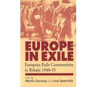 Martin Conway Europe in Exile (Tascabile)