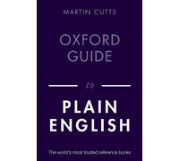 Martin Cutts Oxford Guide to Plain English (Tascabile)