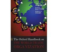 Martin Daunton The Oxford Handbook on The World Trade Organization (Tascabile)