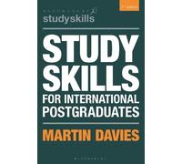 Martin Davies Study Skills for International Postgraduates (Tascabile)