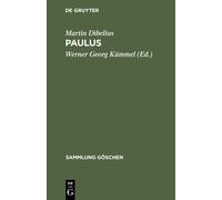 Martin Dibelius Paulus (Copertina rigida) Sammlung Göschen