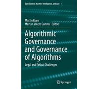 Martin Ebers Algorithmic Governance and Governance of Algorit (Copertina rigida)
