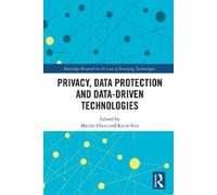 Martin Ebers Privacy, Data Protection and Data-driven Technologies (Tascabile)