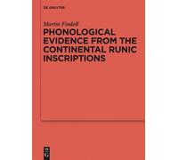Martin Findell Phonological Evidence from the Continental Run (Copertina rigida)