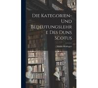 Martin Heidegge Die Kategorien- Und Bedeutungslehre Des Duns (Copertina rigida)