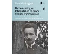 Martin Heidegge Phenomenological Interpretation of Kant's Cri (Copertina rigida)
