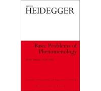 Martin Heidegger Basic Problems of Phenomenology (Tascabile)