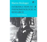 Martin Heidegger Introduction to Phenomenological Research (Copertina rigida)