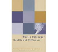 Martin Heidegger Joan Stambaugh Identity and Difference (Tascabile)