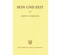 Martin Heidegger Sein und Zeit (Copertina rigida)