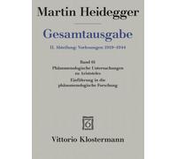 Martin Heidegger Walter Br&ouml Martin Heidegger, Gesamtausga (Copertina rigida)