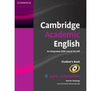 Martin Hewings Cambridge Academic English B2 Upper Intermediate Stud (Tascabile)