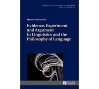 Martin Hinton Evidence, Experiment and Argument in Linguistic (Copertina rigida)