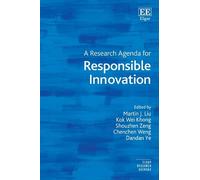 Martin J. Liu A Research Agenda for Responsible Innovation (Copertina rigida)