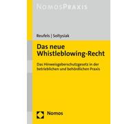 Martin J Reufels Laura Soltysiak Das Neue Whistleblowing-Recht (Tascabile)