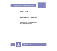 Martin Junker «Nobody Knows ... Alagoana» (Tascabile)